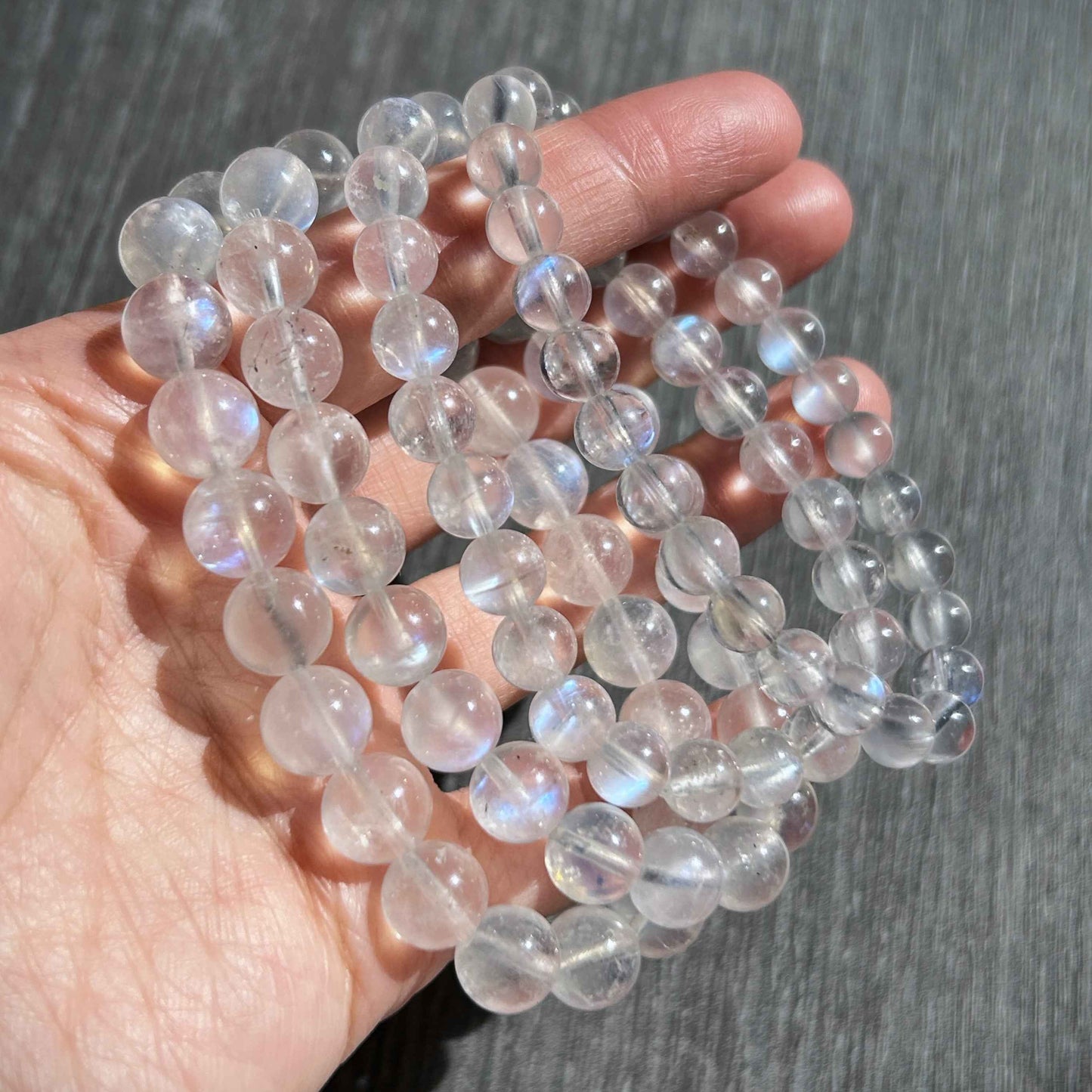 High Quality Moonstone Bracelet in 7 to 9MM | Birthstone of June