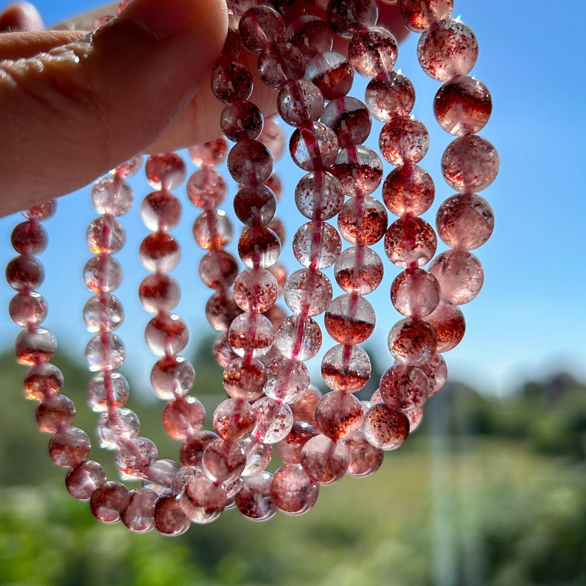 Rare Super 7 Lepidocrocite Bracelet in 5-7MM