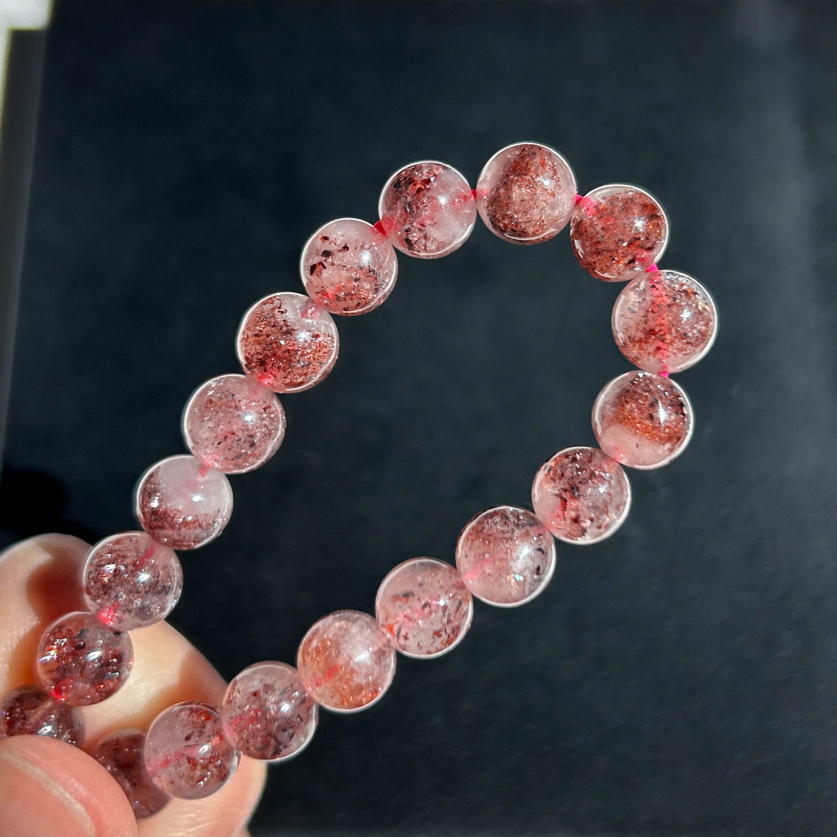 Rare Super 7 Lepidocrocite Bracelet in 5-7MM