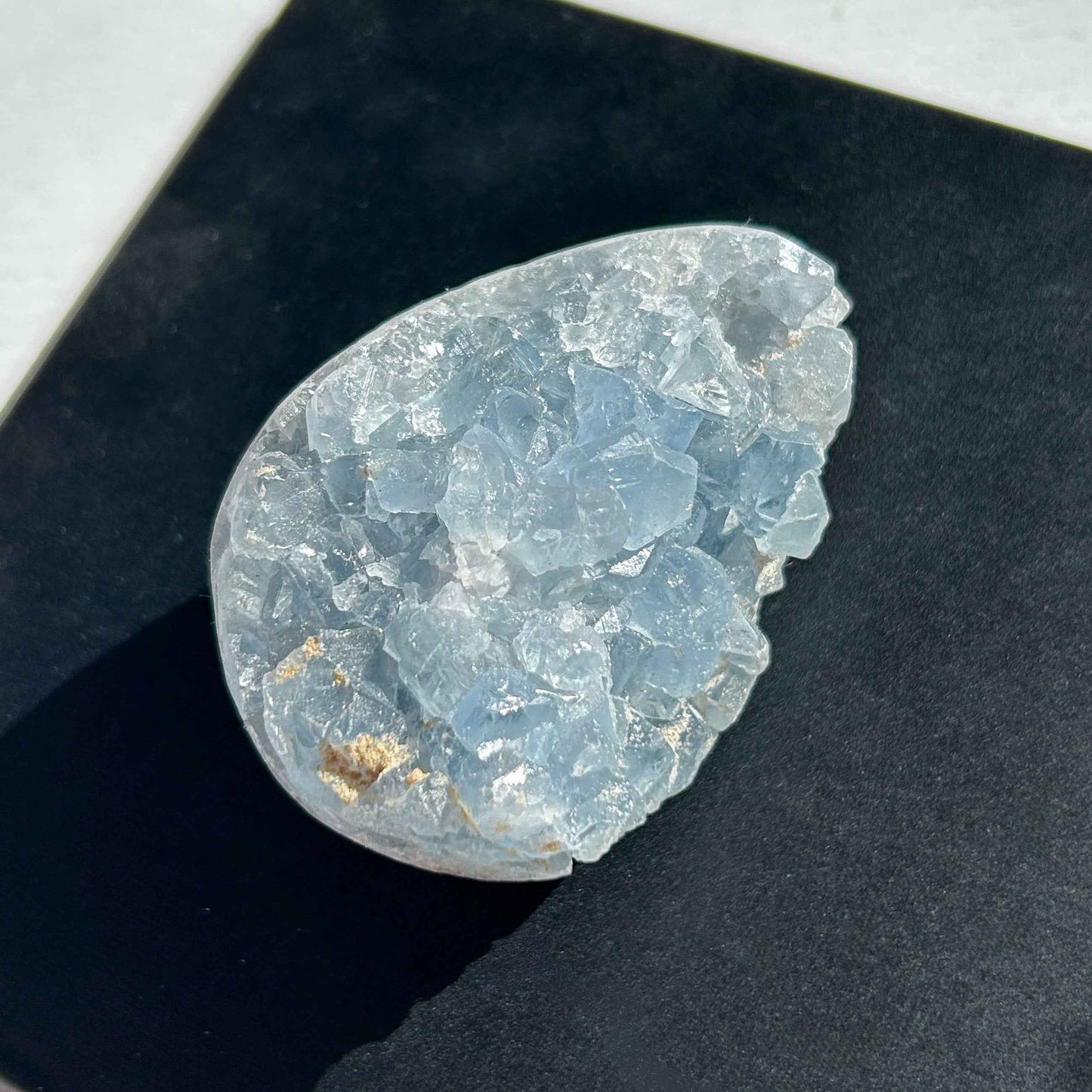 Celestite Cluster Crystal Geode Mineral Specimen
