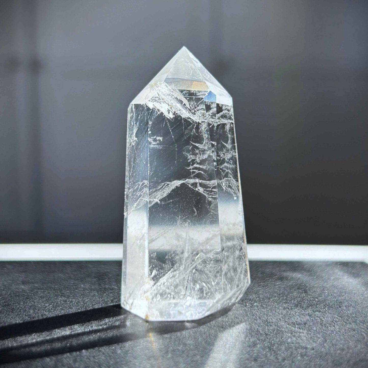 Rare Blue Needle Quartz Points Standing Stone