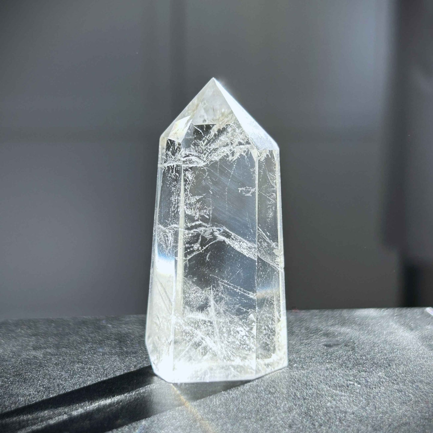 Rare Blue Needle Quartz Points Standing Stone