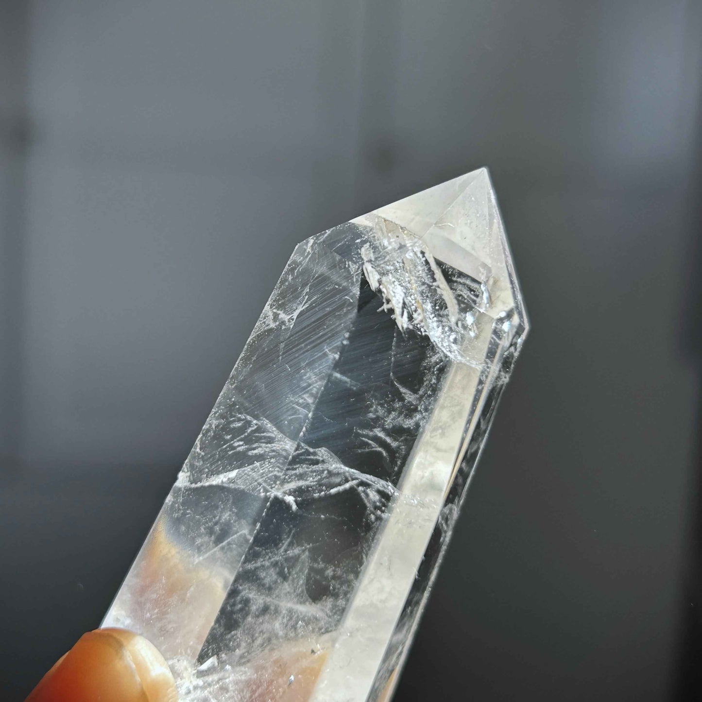 Rare Blue Needle Quartz Points Standing Stone