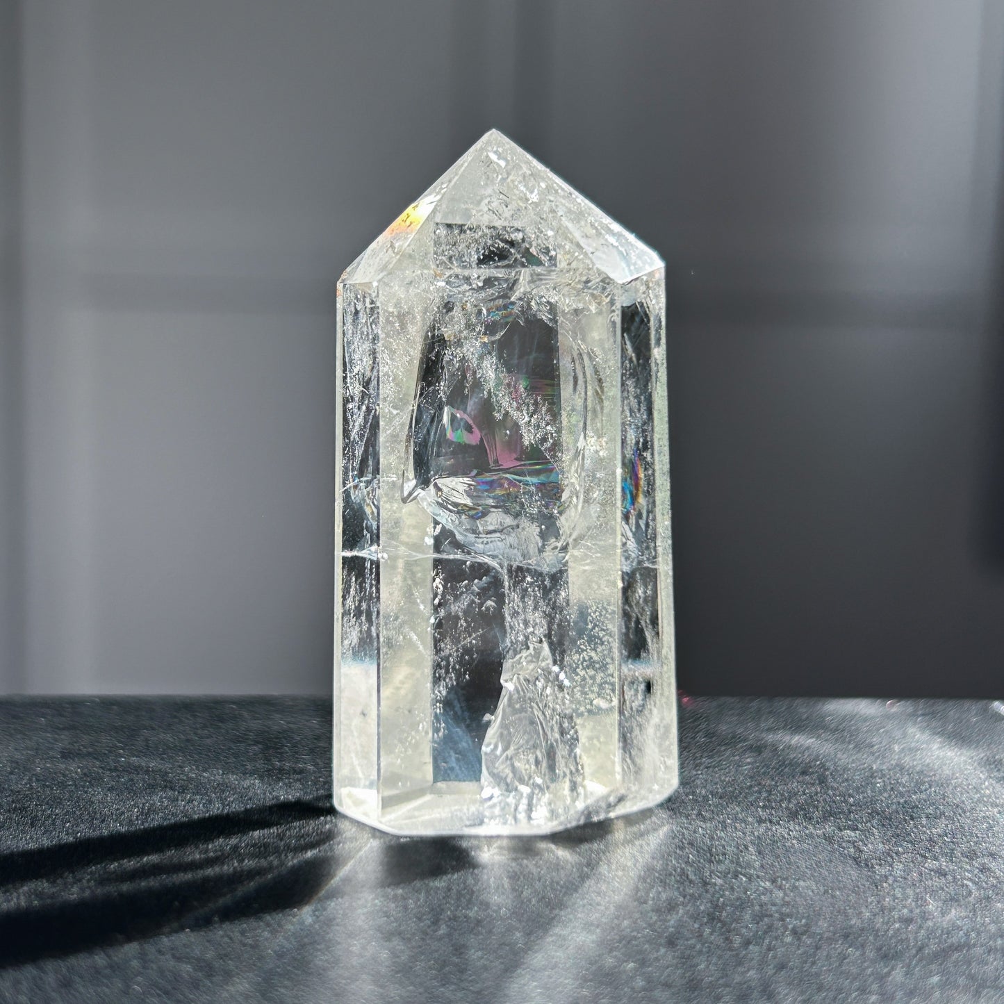 Rare Blue Needle Quartz Points Standing Stone