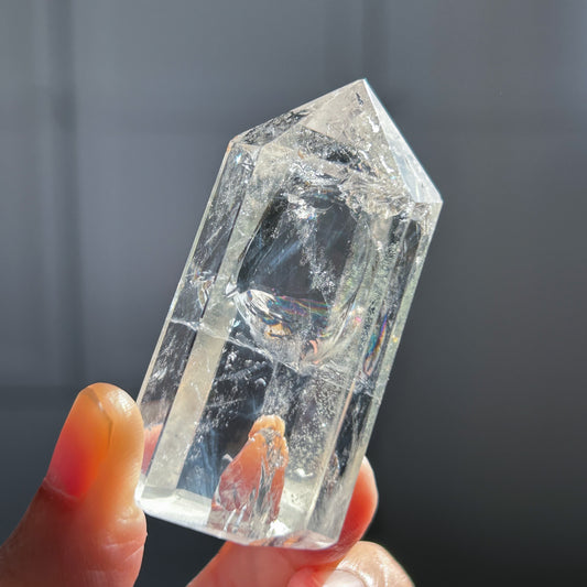 Rare Blue Needle Quartz Points Standing Stone