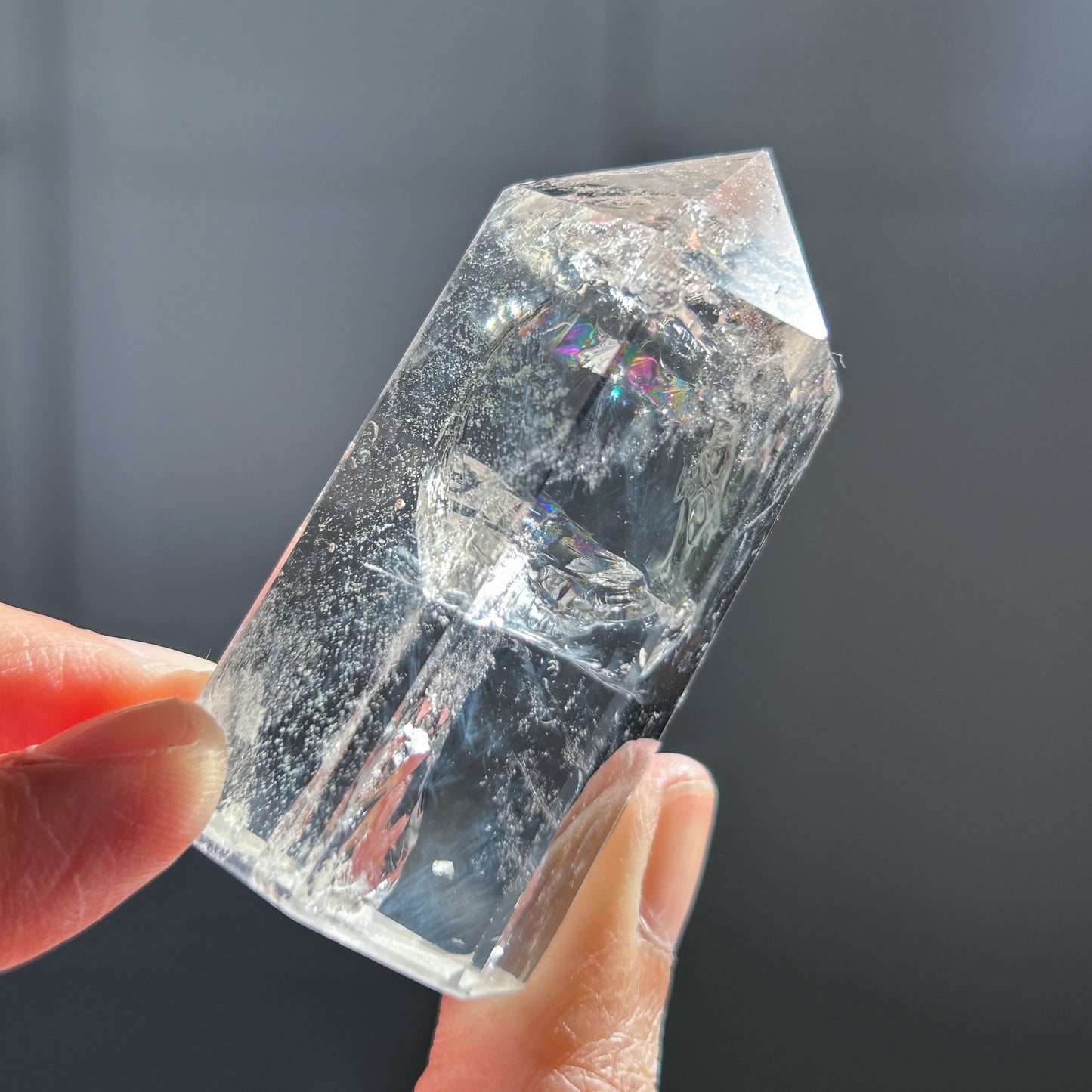 Rare Blue Needle Quartz Points Standing Stone