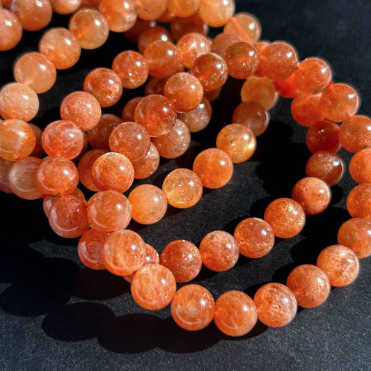 Golden Sunstone Quartz Bracelet in 9 to 10MM