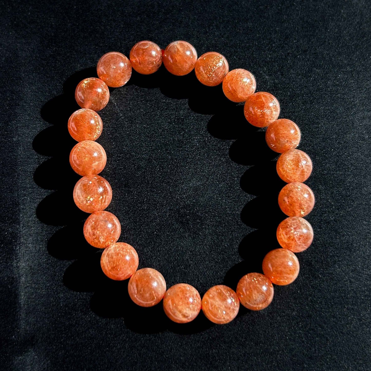 Golden Sunstone Quartz Bracelet in 9 to 10MM