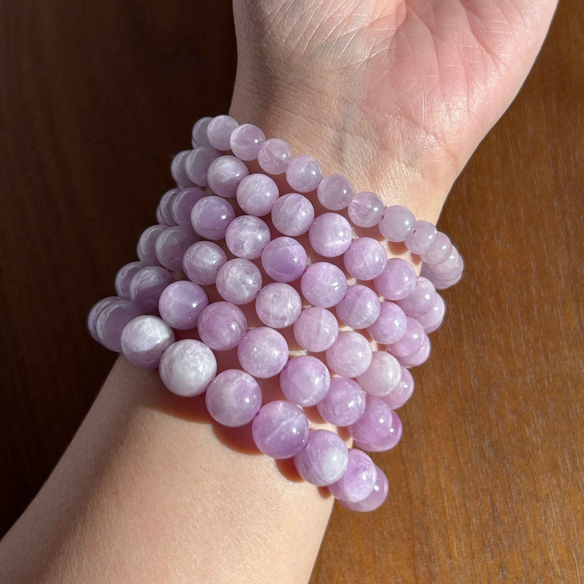 High Quality Kunzite Bracelet in 8 to 10MM