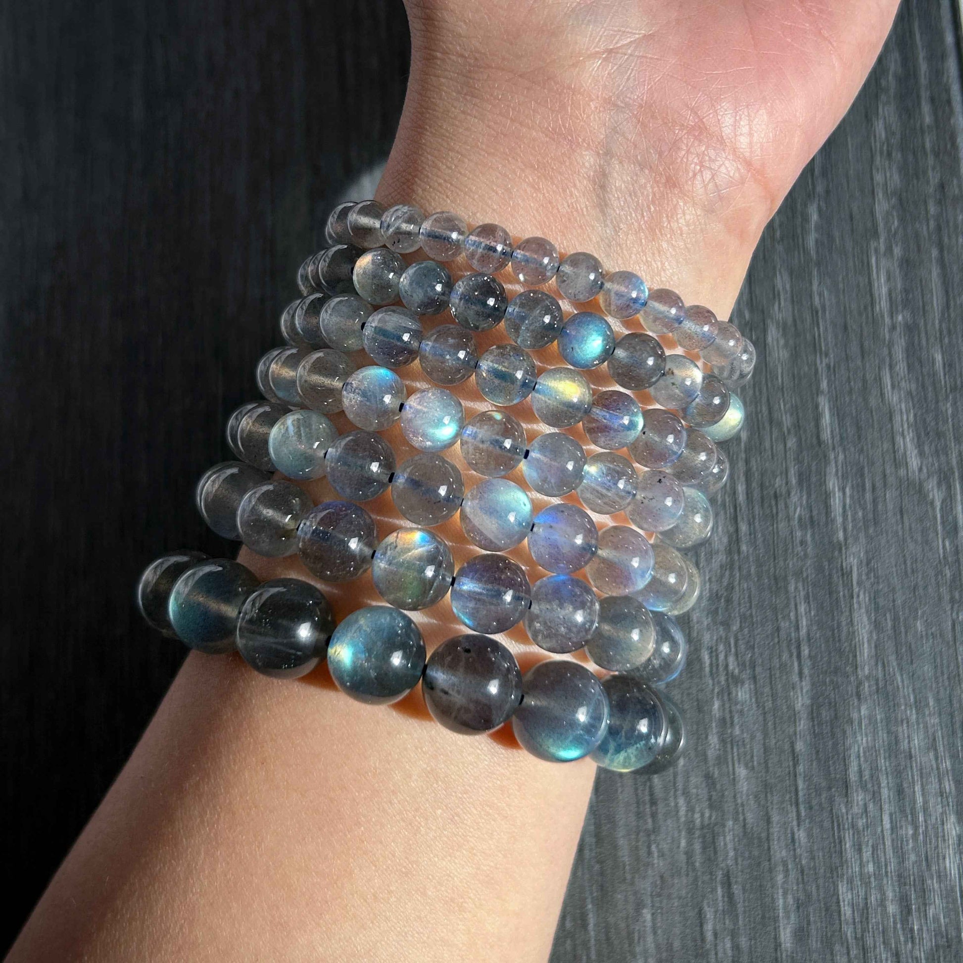 High Quality Labradorite Bracelet in 6 to 12MM