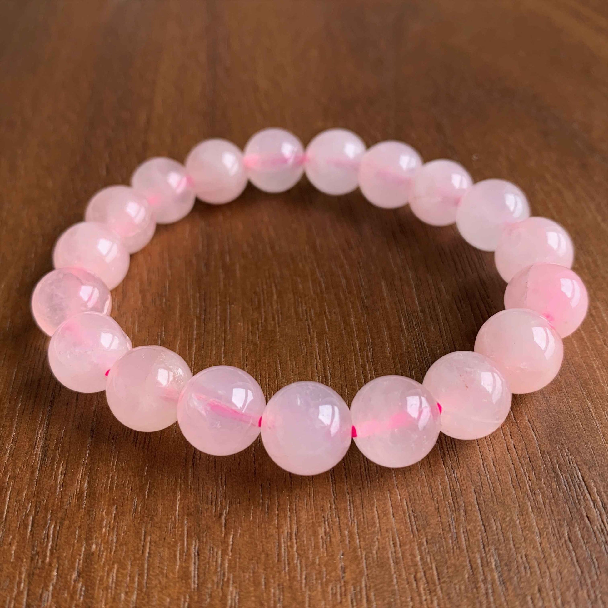Natural Rose Quartz Bracelet in 6 to 10MM