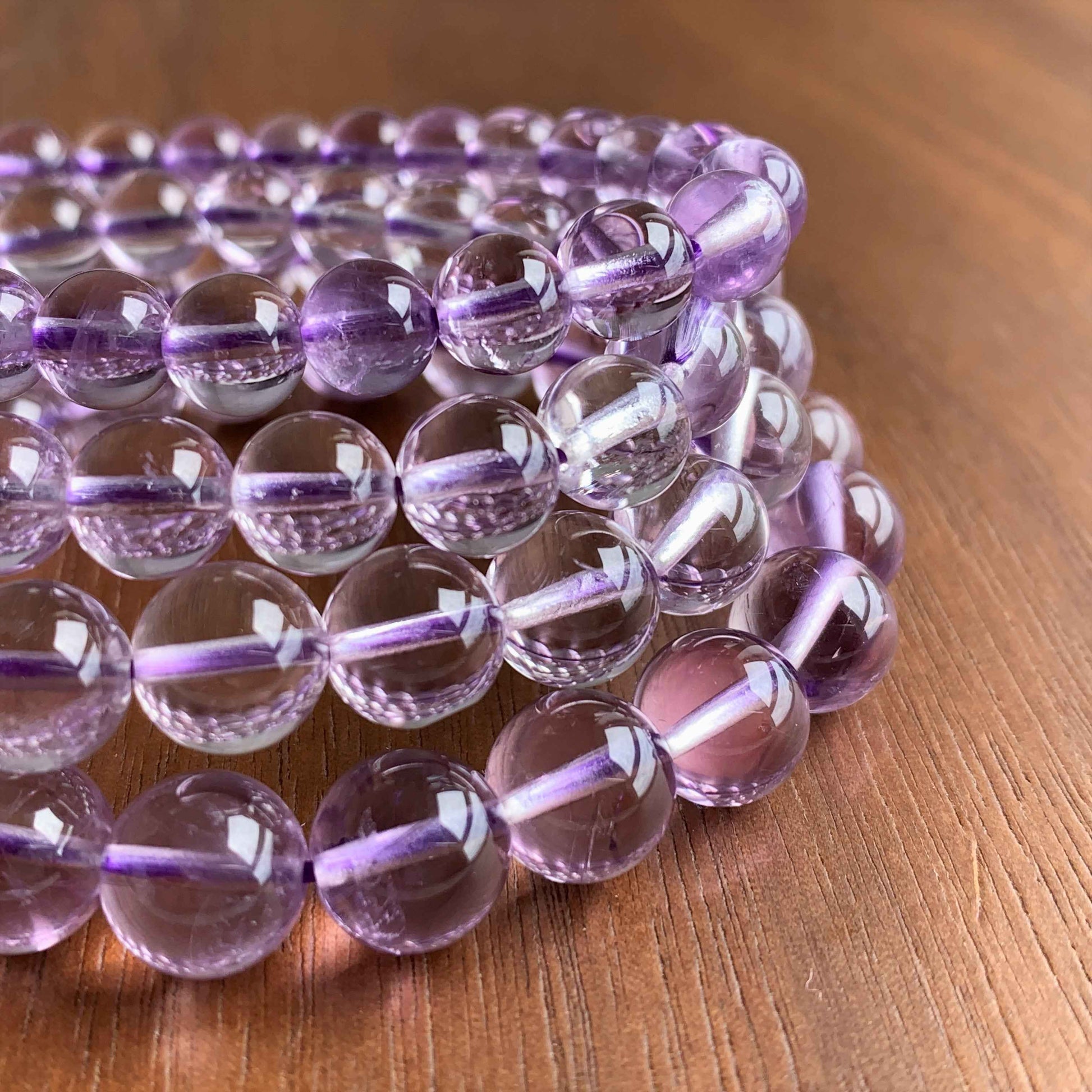 Lavender Amethyst Bracelet in 7 to 10MM