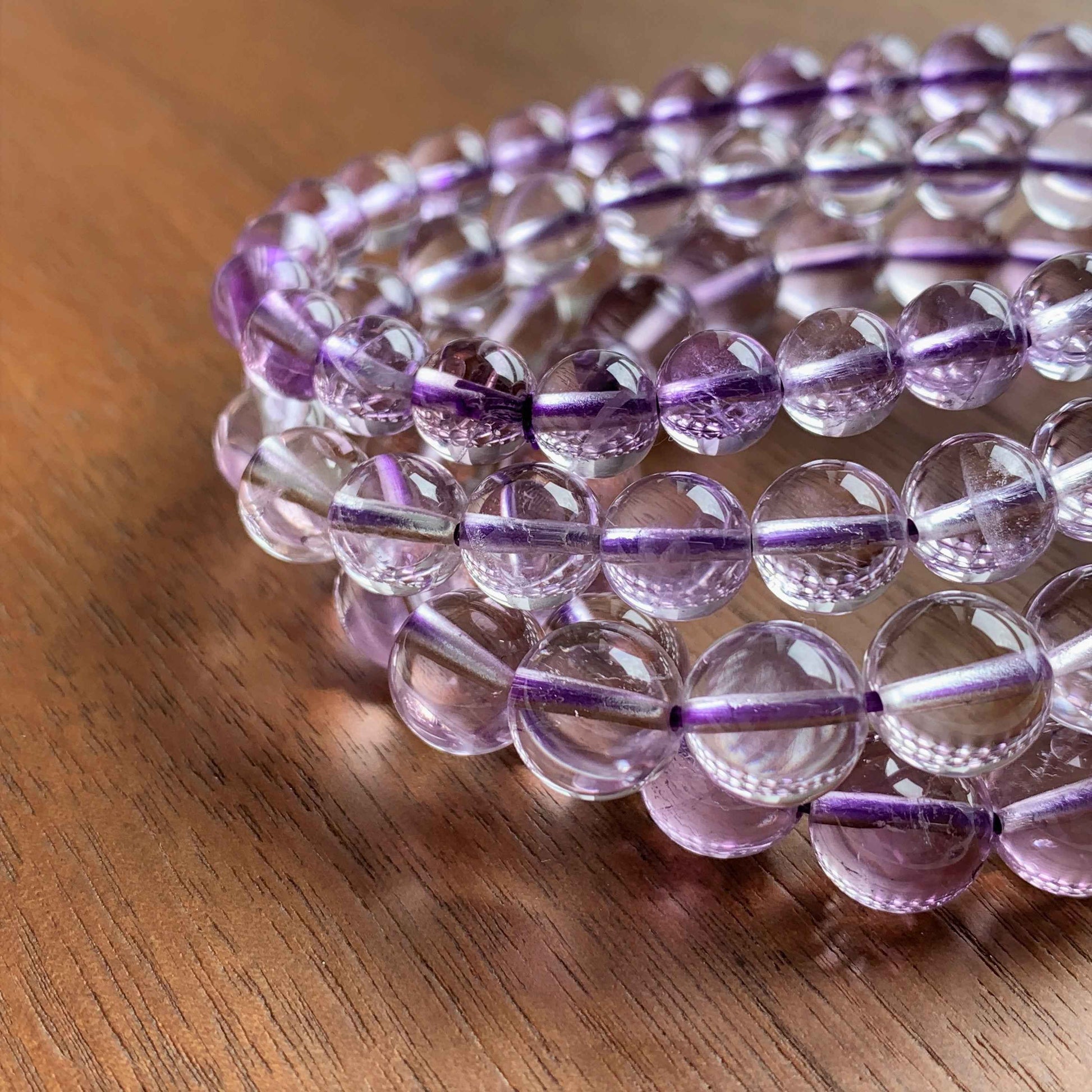 Lavender Amethyst Bracelet in 7 to 10MM