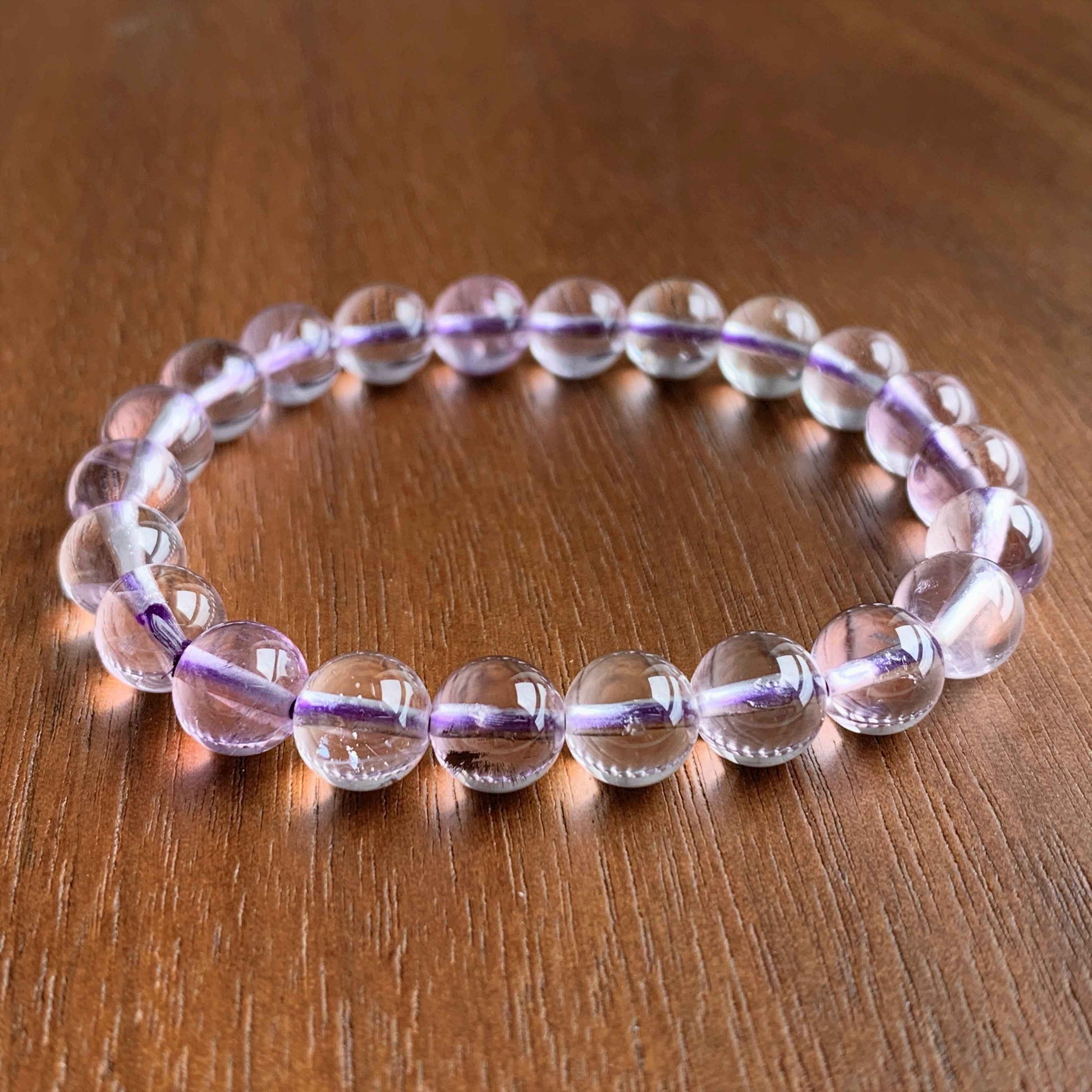 Lavender Amethyst Bracelet in 7 to 10MM