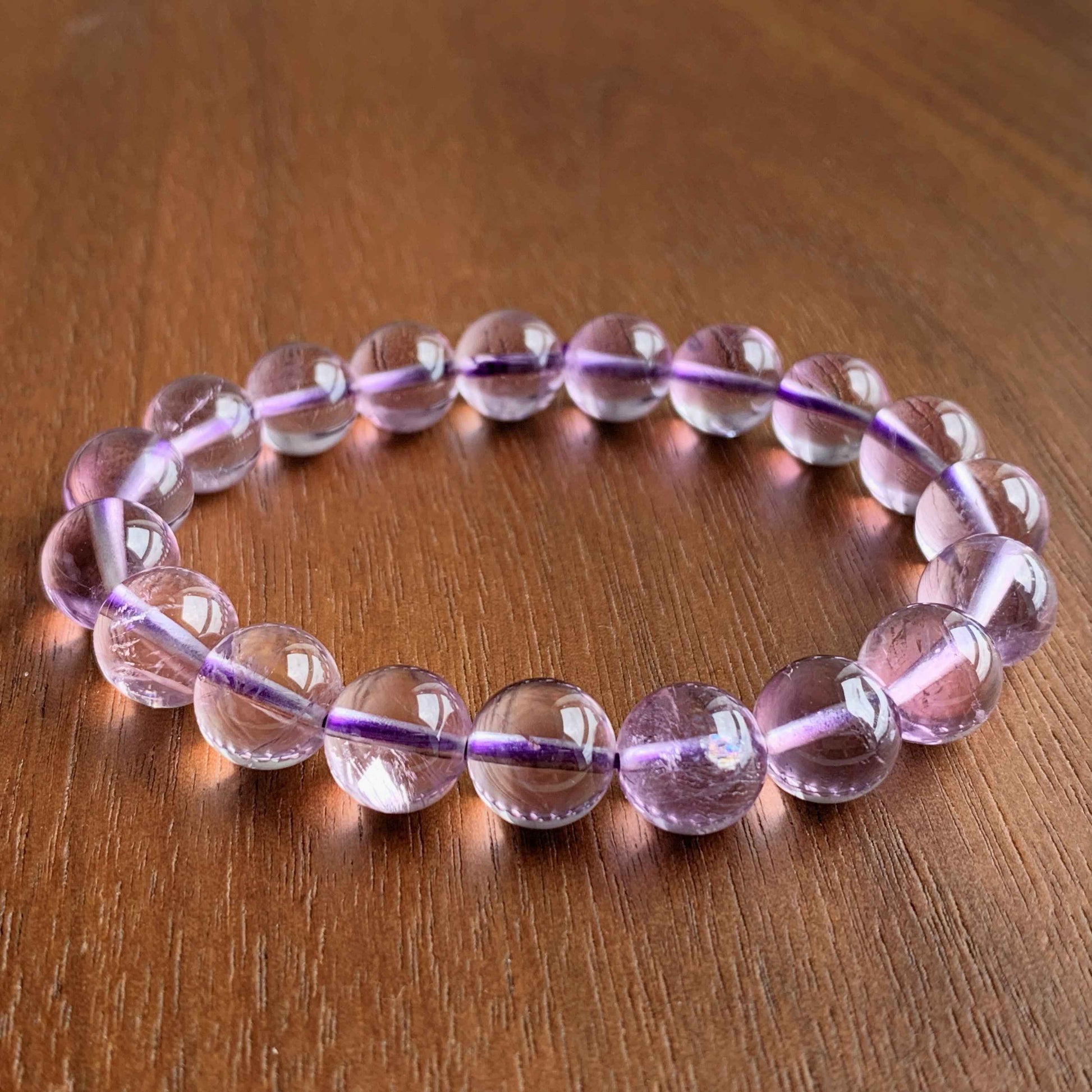 Lavender Amethyst Bracelet in 7 to 10MM
