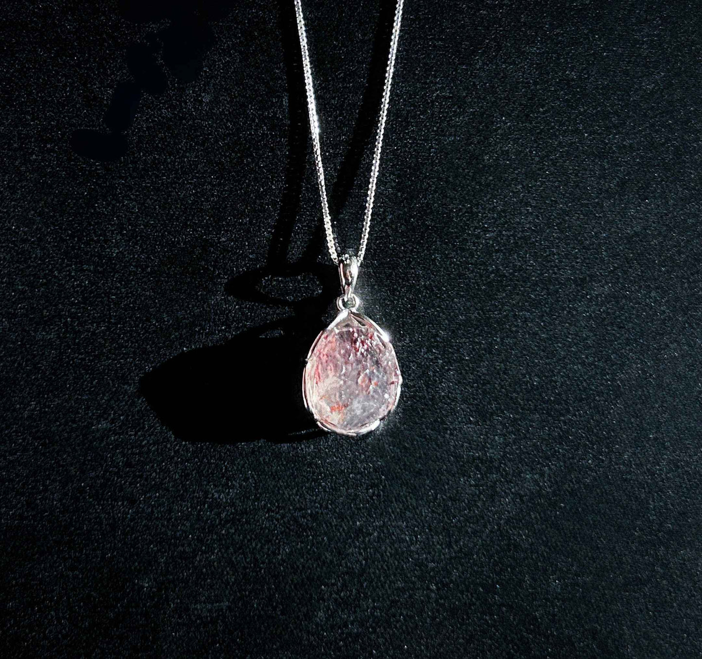 Rare Lepidocrocite Super7 925 Silver Mini Pendant (chain excluded)