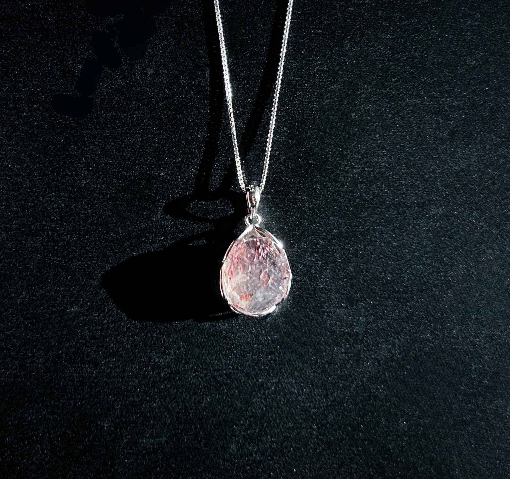 Rare Lepidocrocite Super7 925 Silver Mini Pendant (chain excluded)