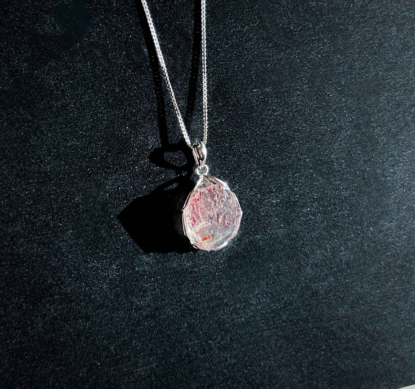 Rare Lepidocrocite Super7 925 Silver Mini Pendant (chain excluded)