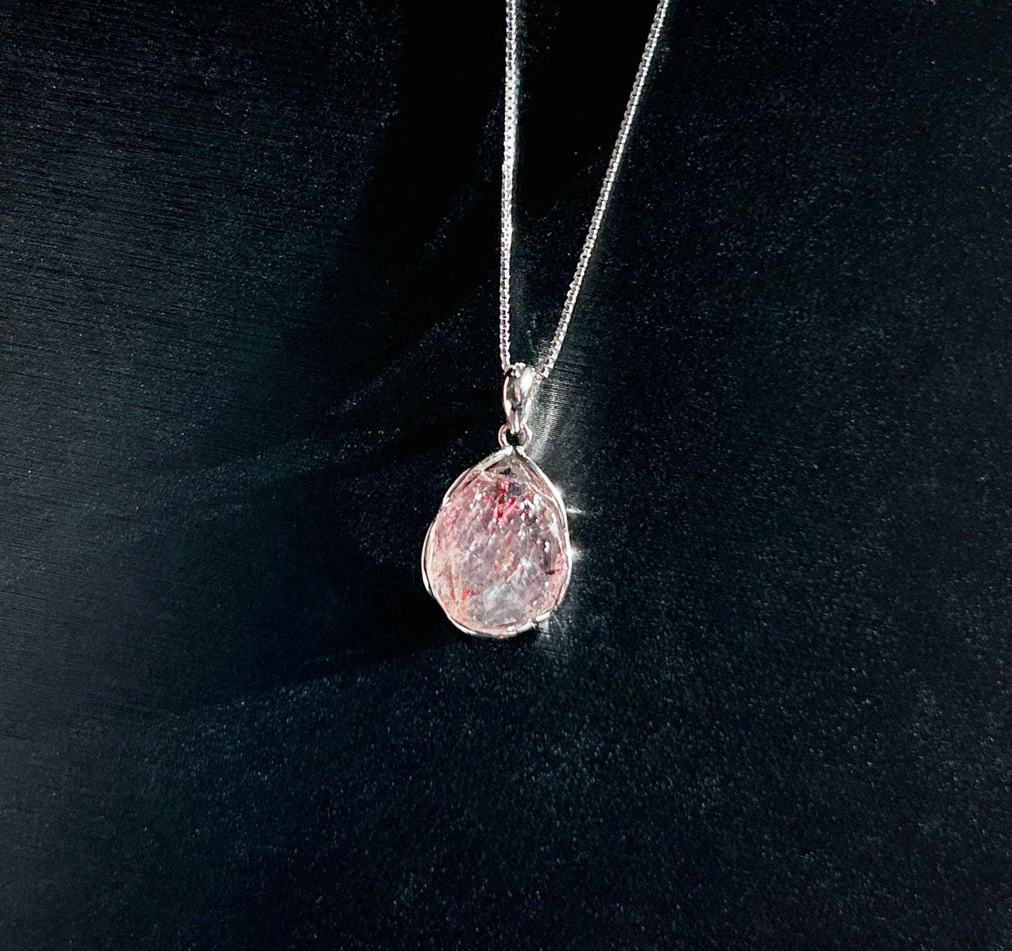 Rare Lepidocrocite Super7 925 Silver Mini Pendant (chain excluded)