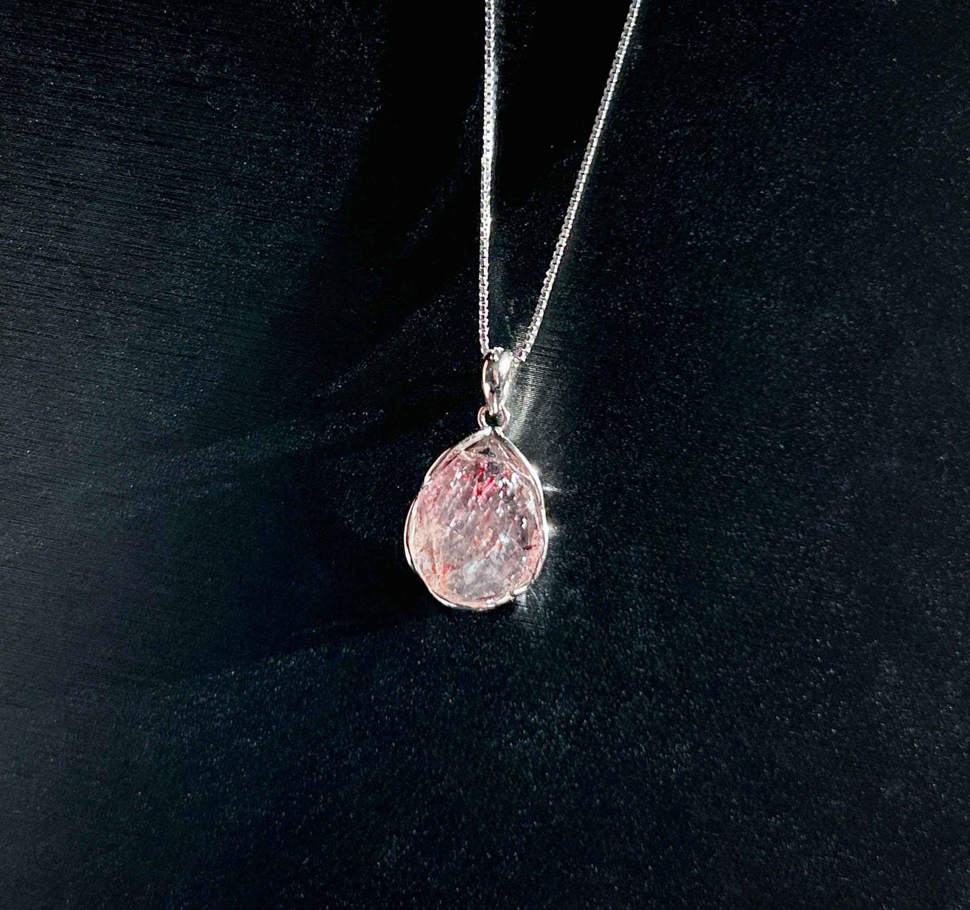 Rare Lepidocrocite Super7 925 Silver Mini Pendant (chain excluded)