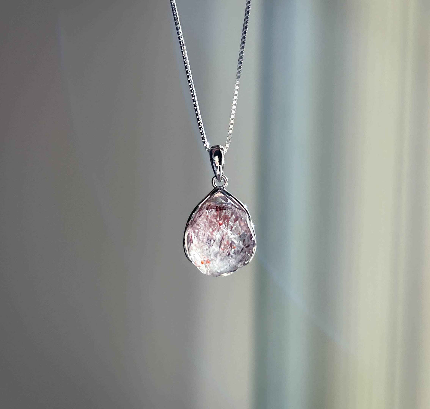 Rare Lepidocrocite Super7 925 Silver Mini Pendant (chain excluded)