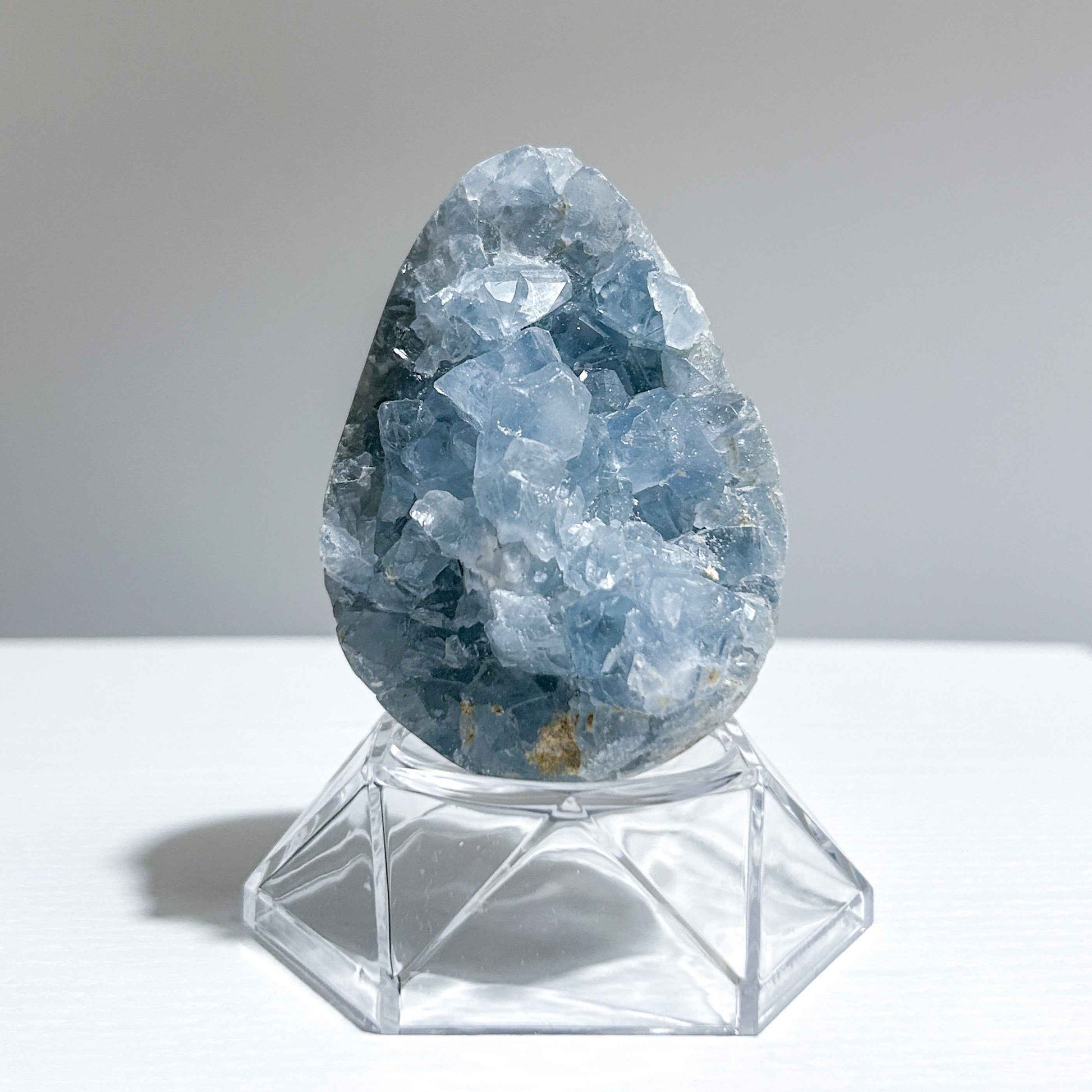 Celestite Cluster Crystal Geode Mineral Specimen