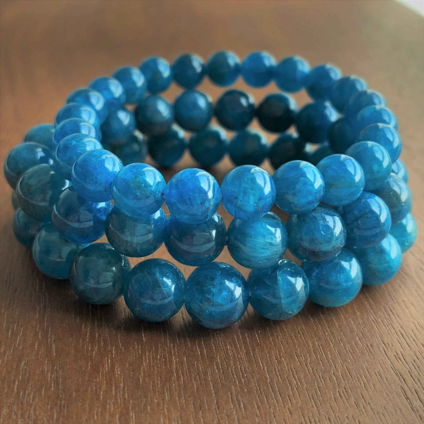 Natural Apatite Bracelet in 8 to 10MM