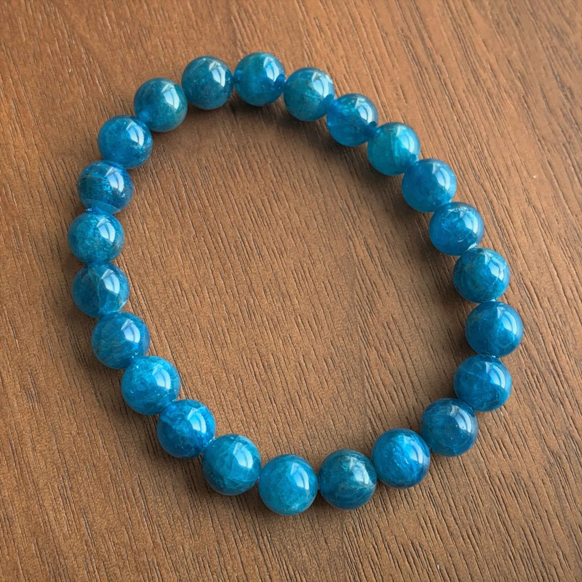 Natural Apatite Bracelet in 8 to 10MM