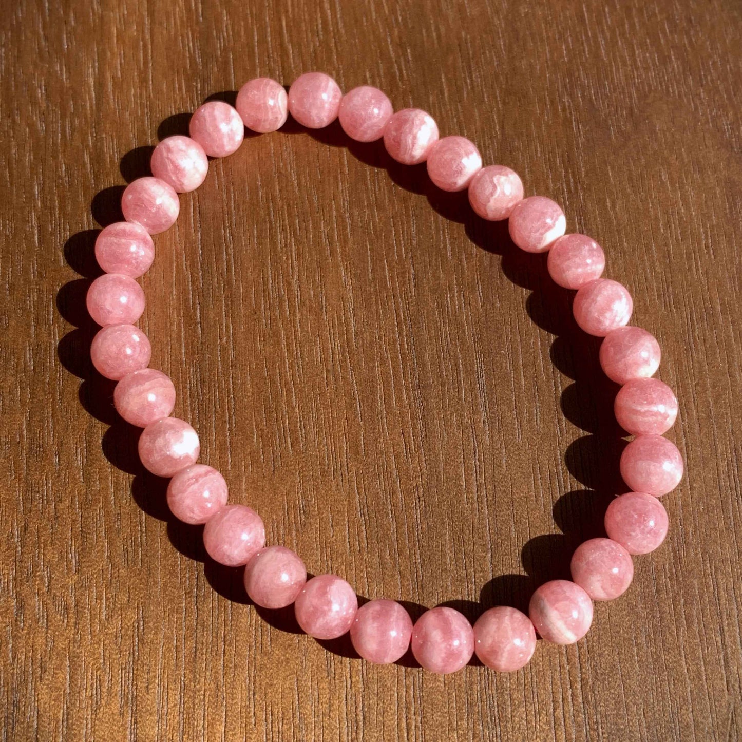 High Quality Rhodochrosite Bracelet in 6MM