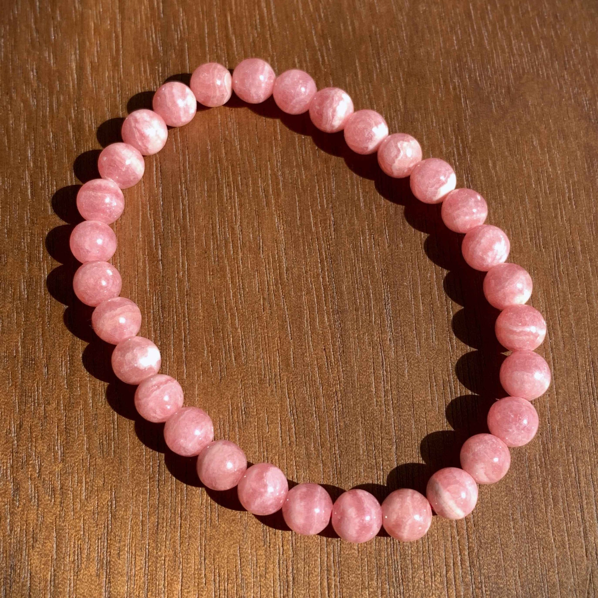 High Quality Rhodochrosite Bracelet in 6MM