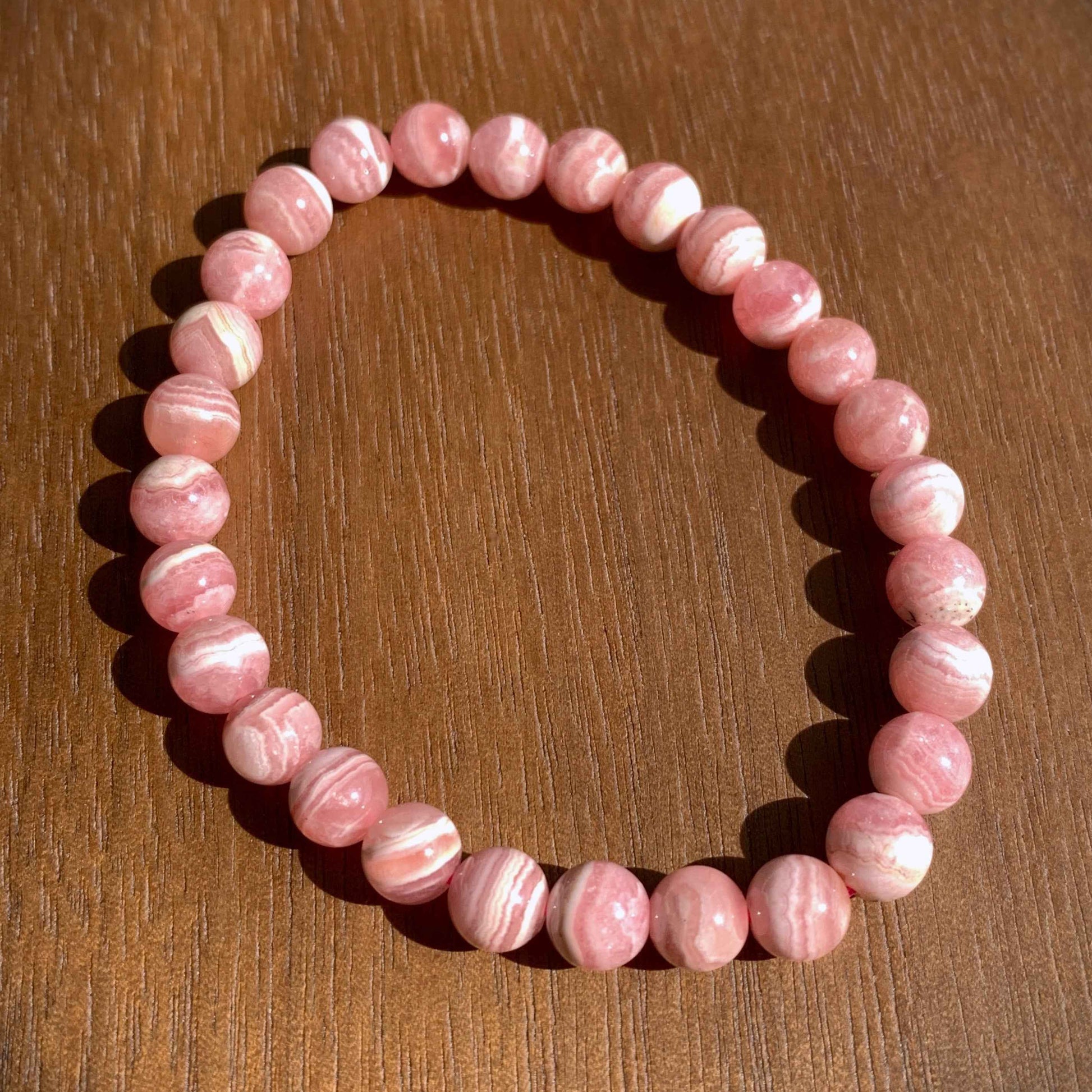 High Quality Rhodochrosite Bracelet in 6MM