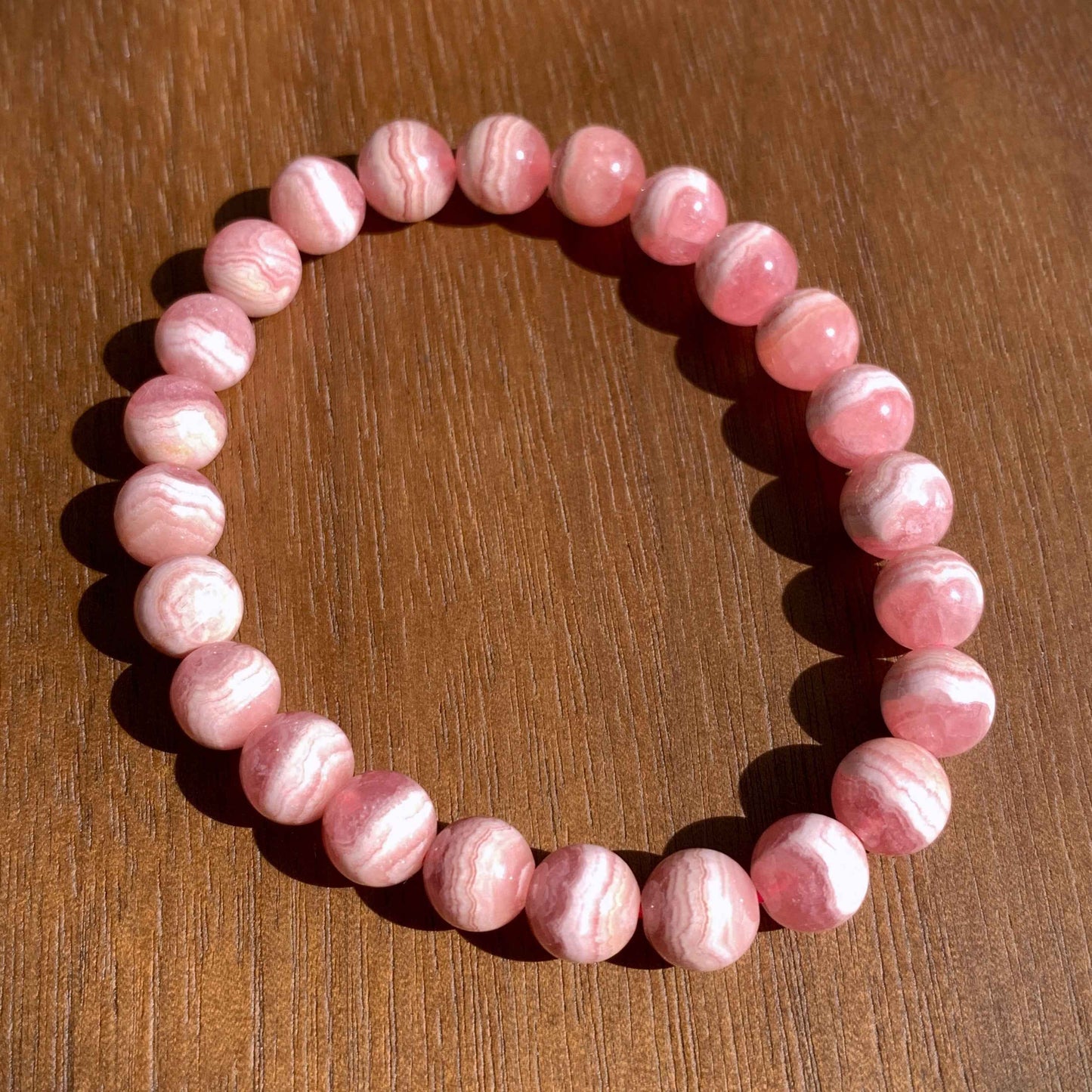 High Quality Rhodochrosite Bracelet in 6MM