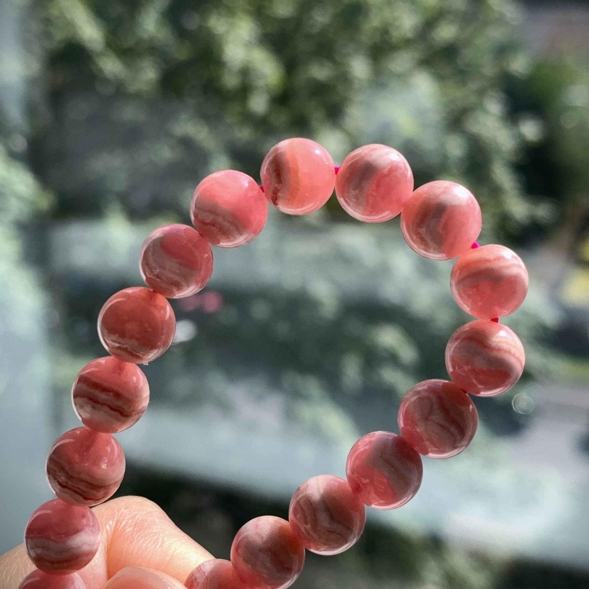 High Quality Rhodochrosite Bracelet in 6MM