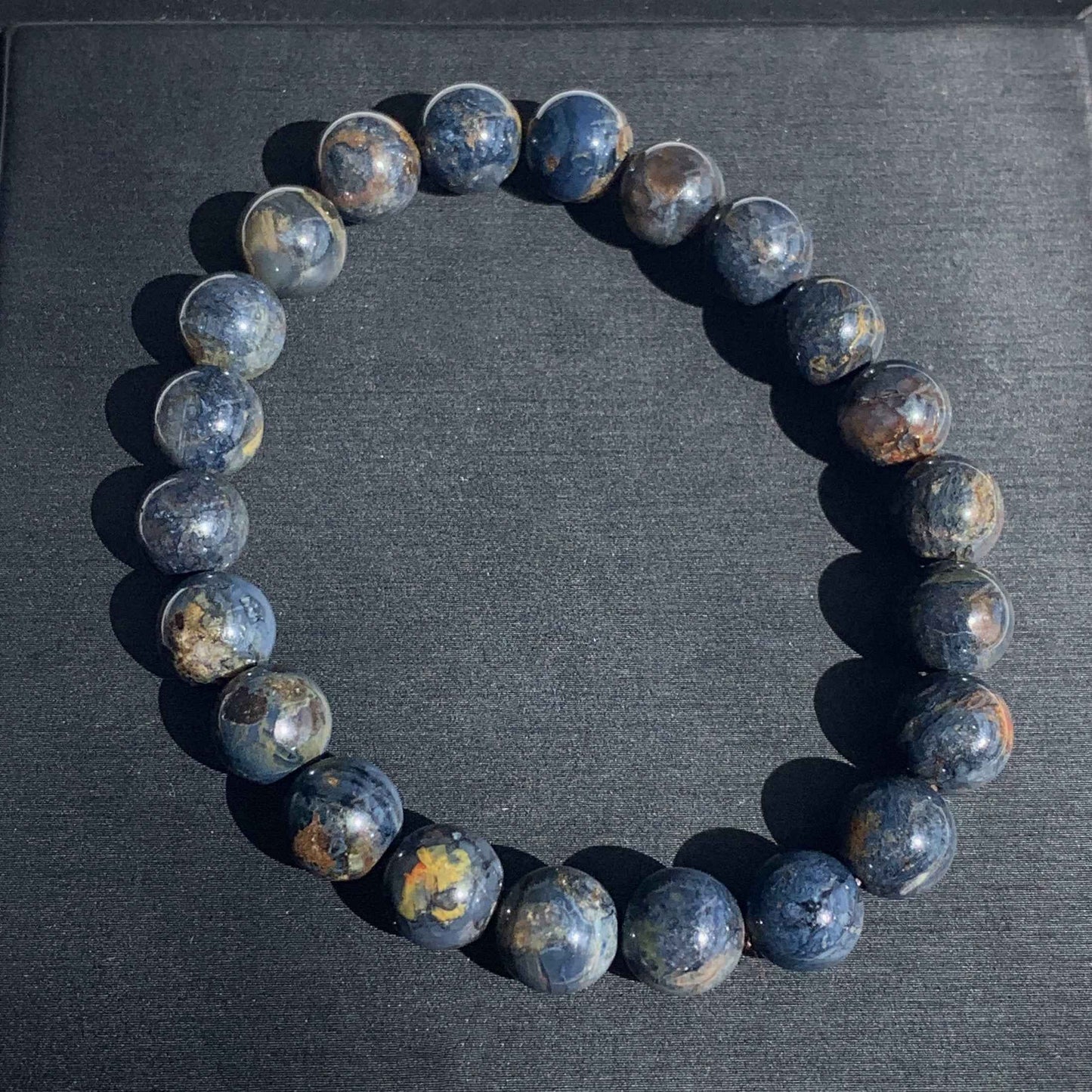 Rare Blue Pietersite Bracelet in 8 to 10MM