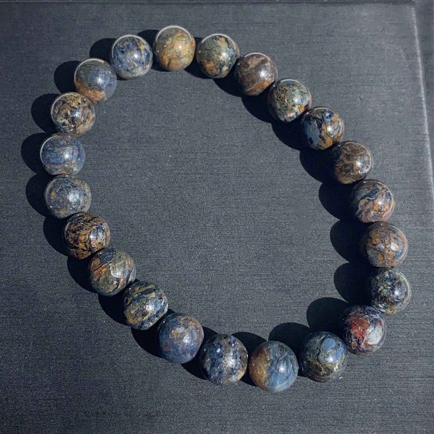 Rare Blue Pietersite Bracelet in 8 to 10MM