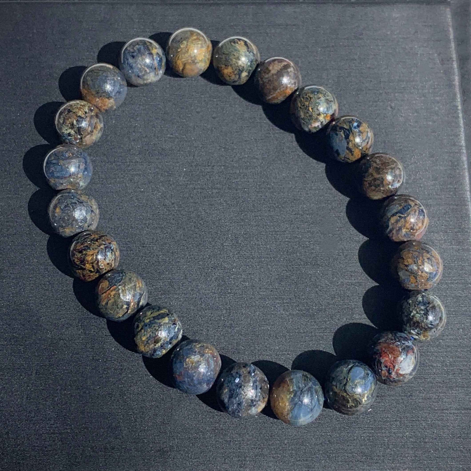 Rare Blue Pietersite Bracelet in 8 to 10MM