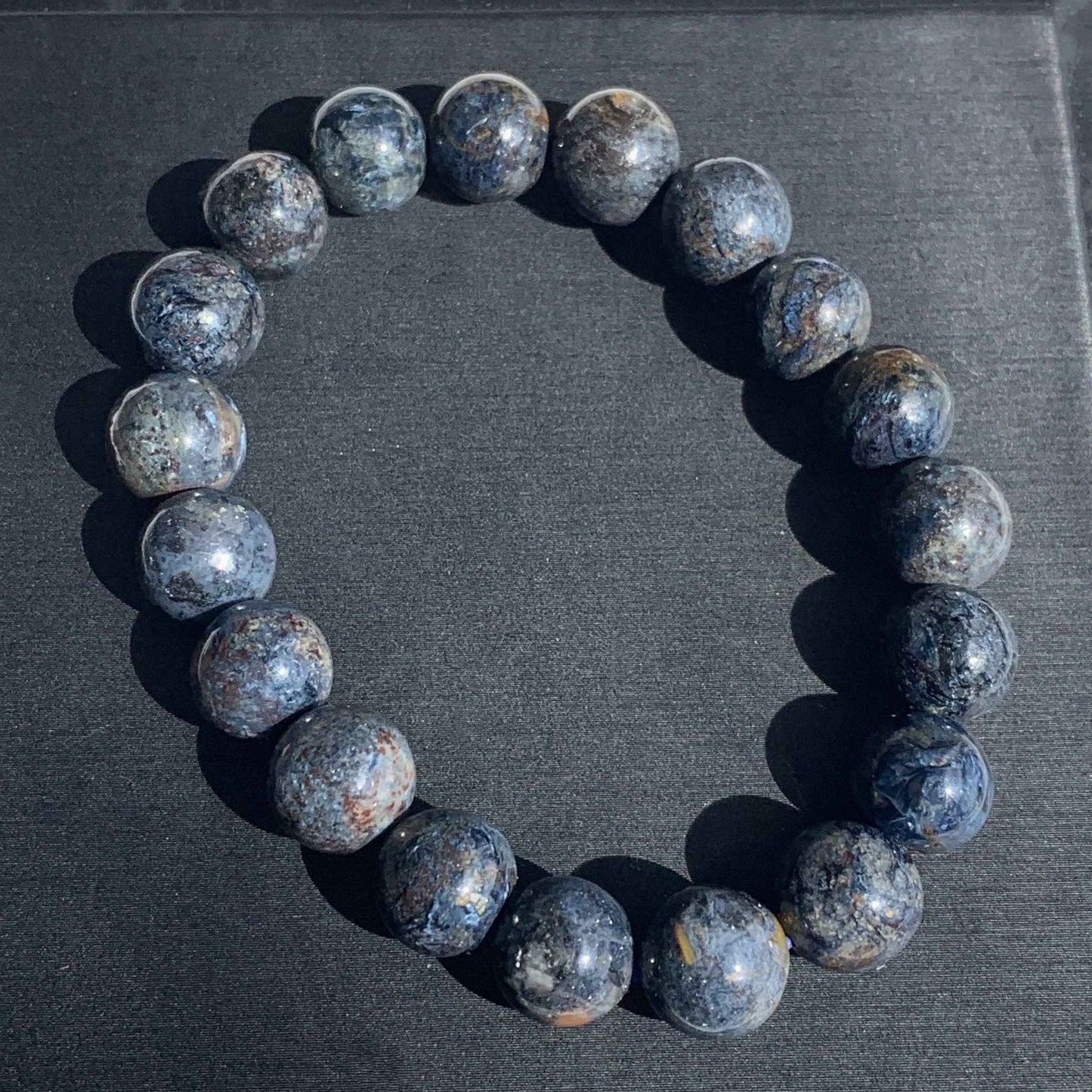 Rare Blue Pietersite Bracelet in 8 to 10MM