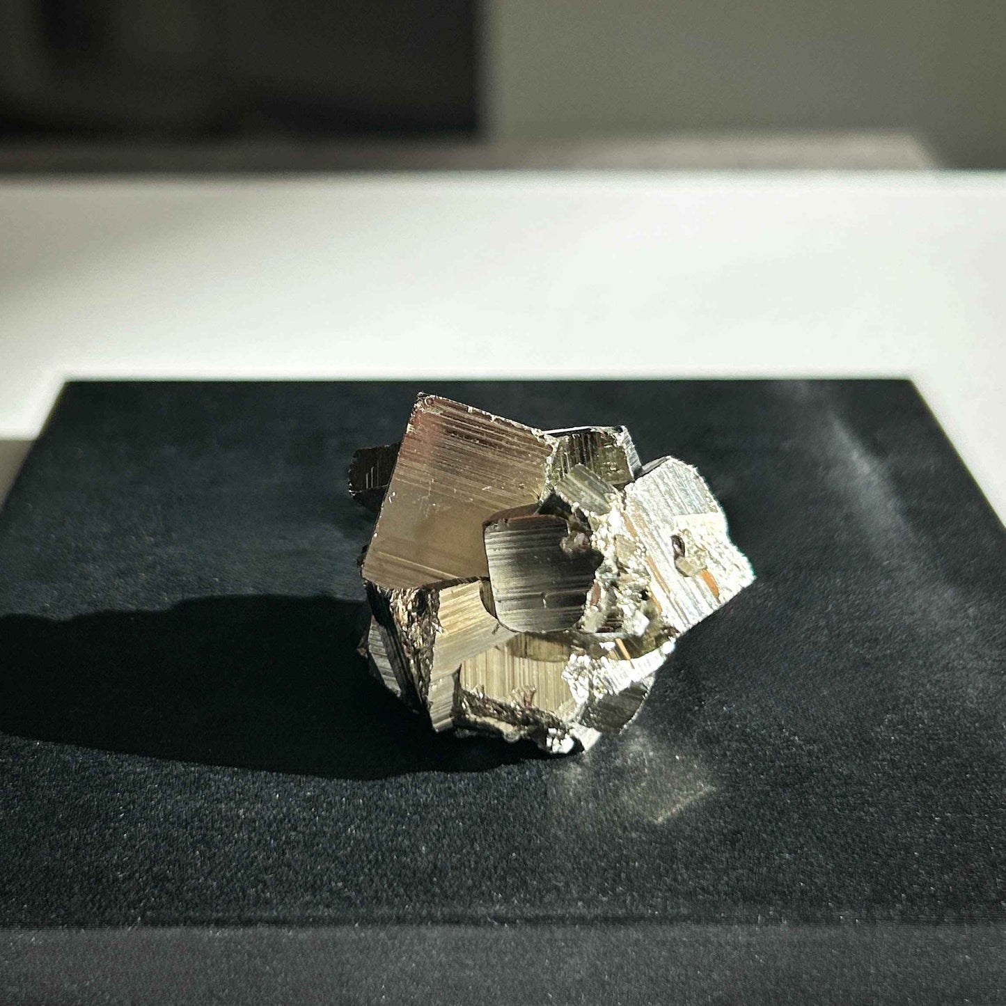 Natural Pyrite Cluster Fool's Gold Specimen