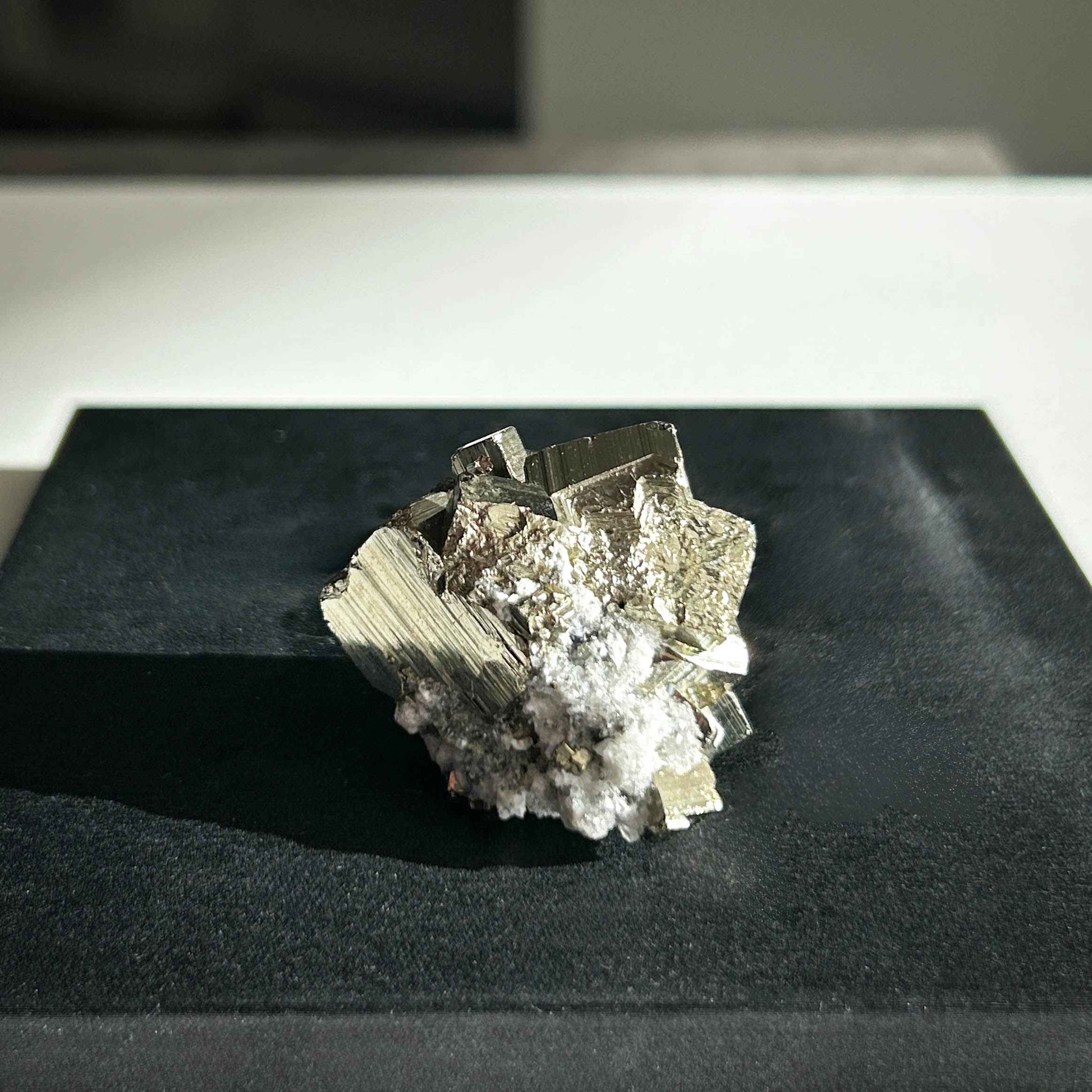 Natural Pyrite Cluster Fool's Gold Specimen