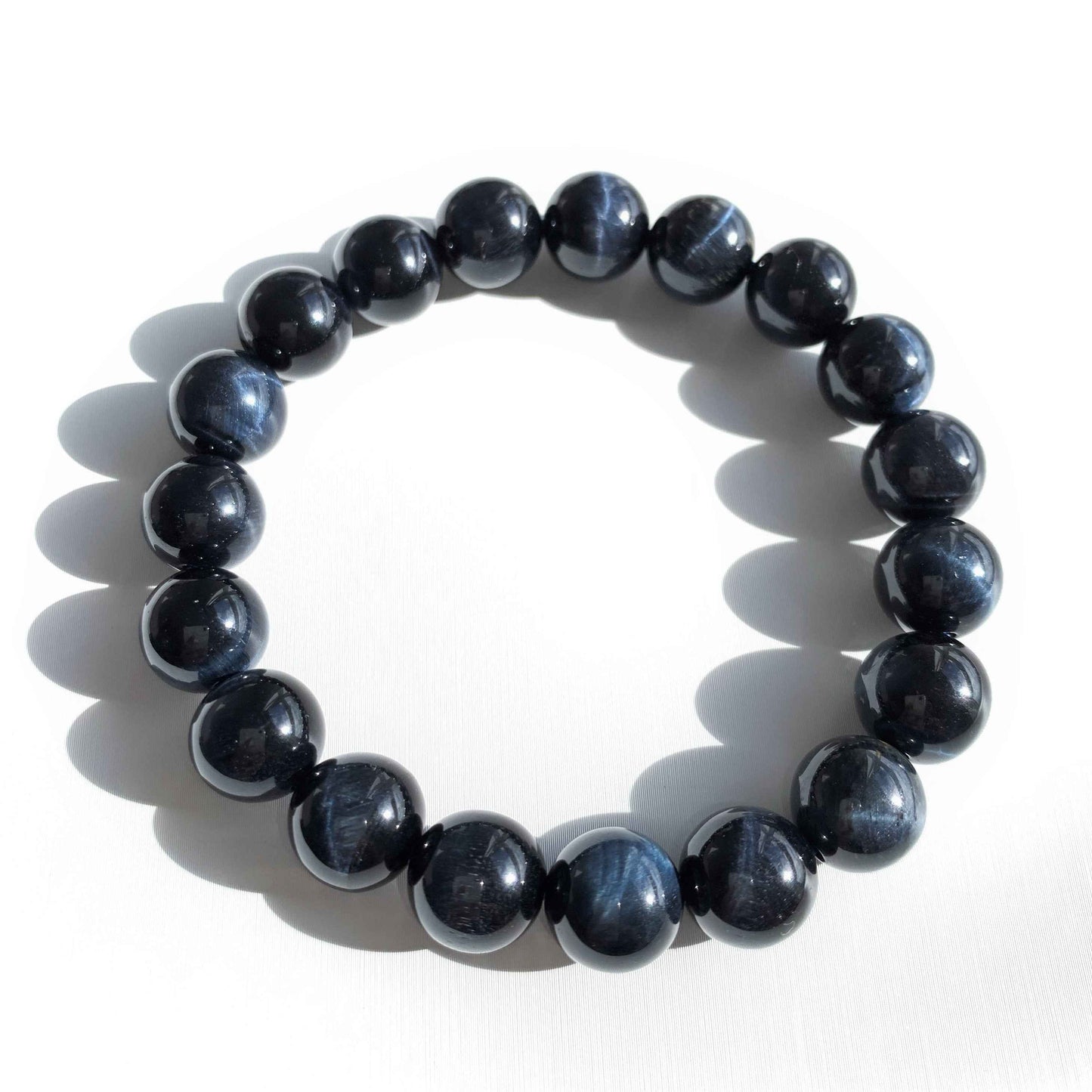 Blue Tiger's Eye Bracelet in 10 to 12MM