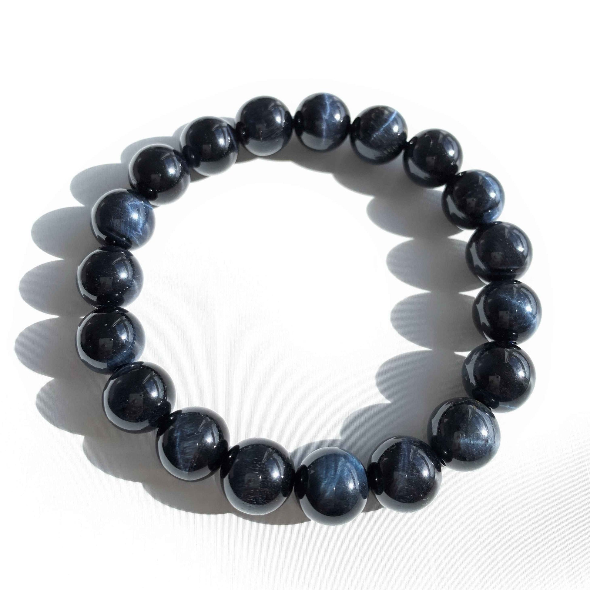 Blue Tiger's Eye Bracelet in 10 to 12MM