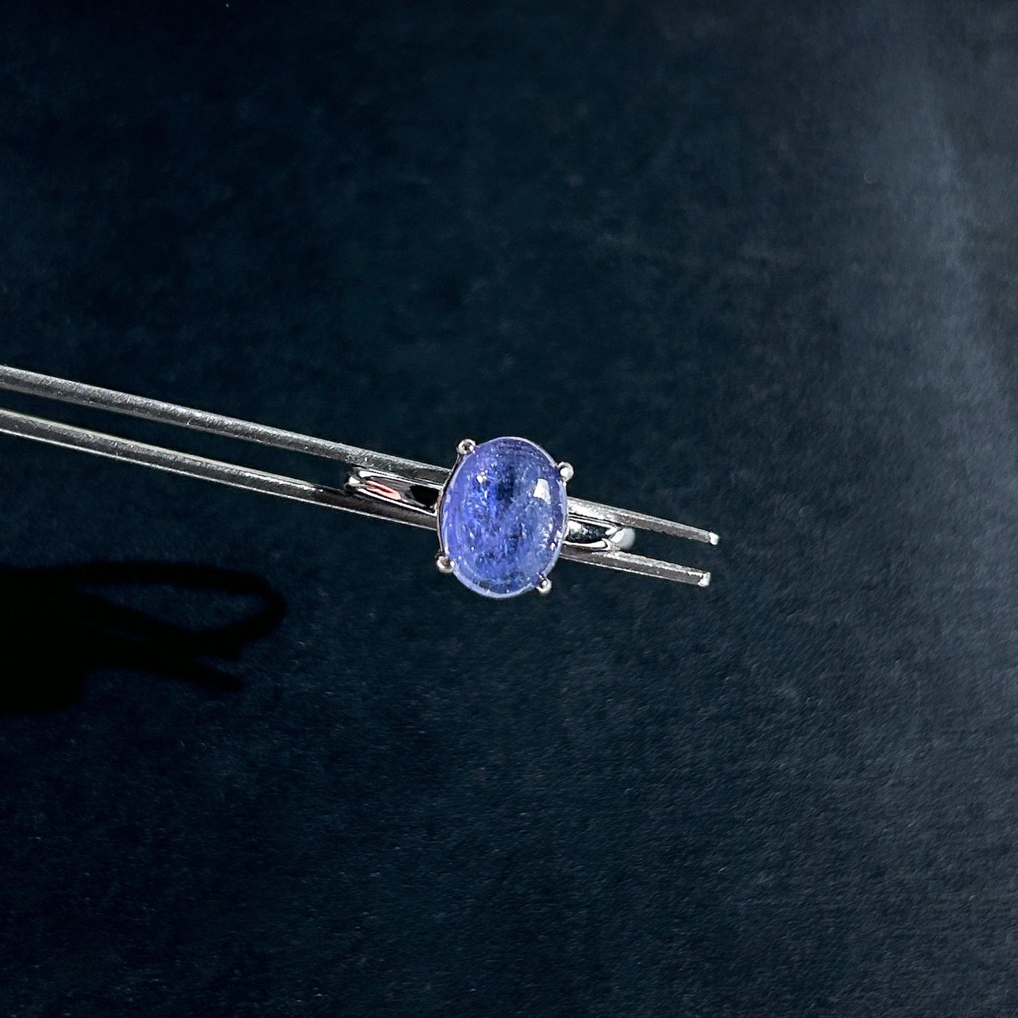 Top Quality Tanzanite 925 Sterling Silver Adjustable Ring - Crystal Moment