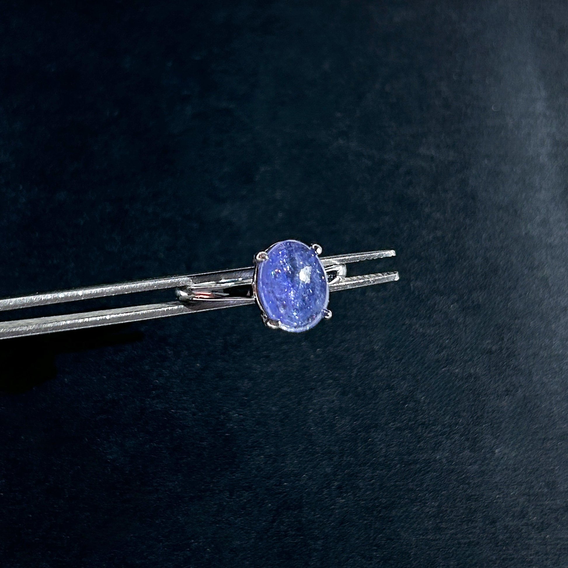 Top Quality Tanzanite 925 Sterling Silver Adjustable Ring - Crystal Moment