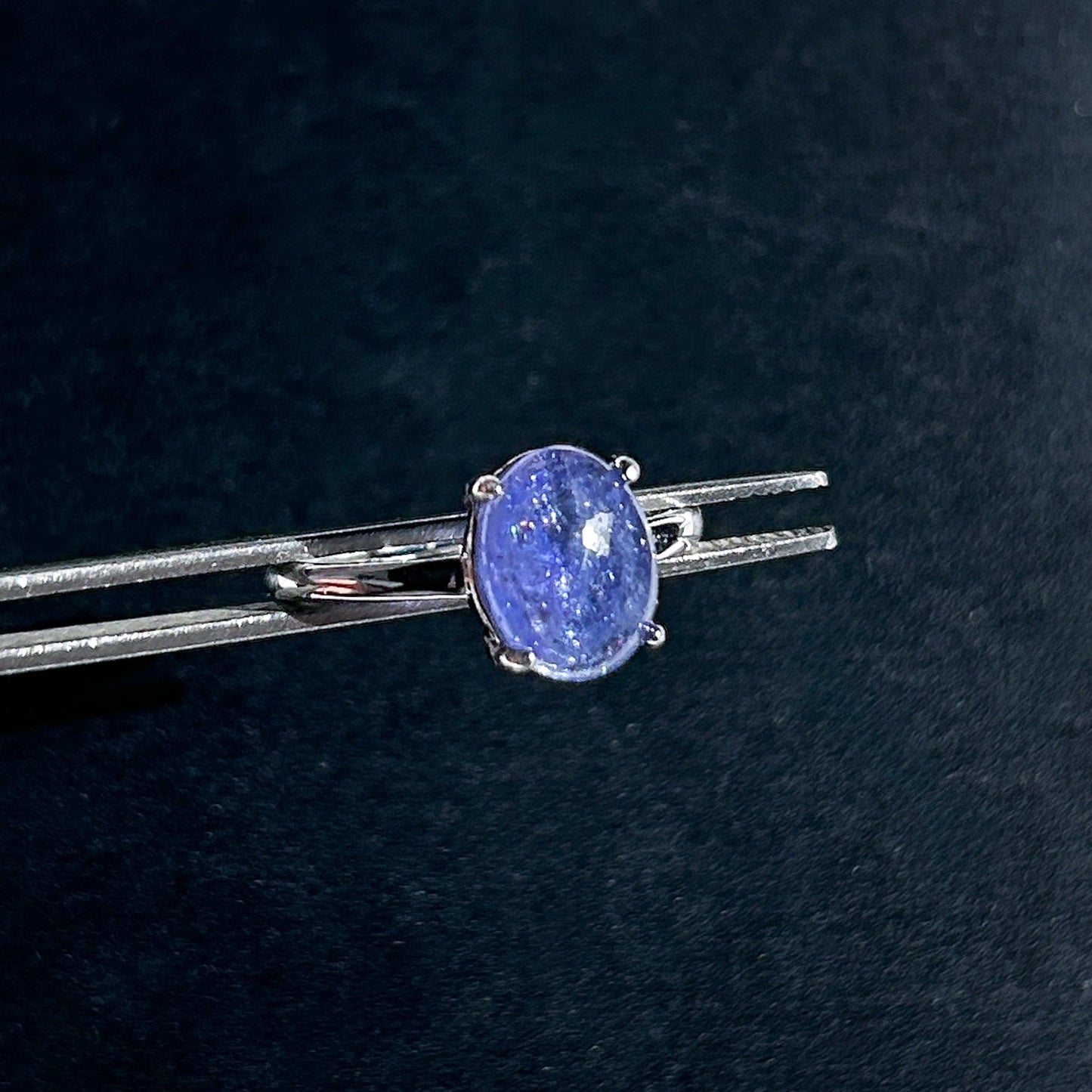 Top Quality Tanzanite 925 Sterling Silver Adjustable Ring - Crystal Moment