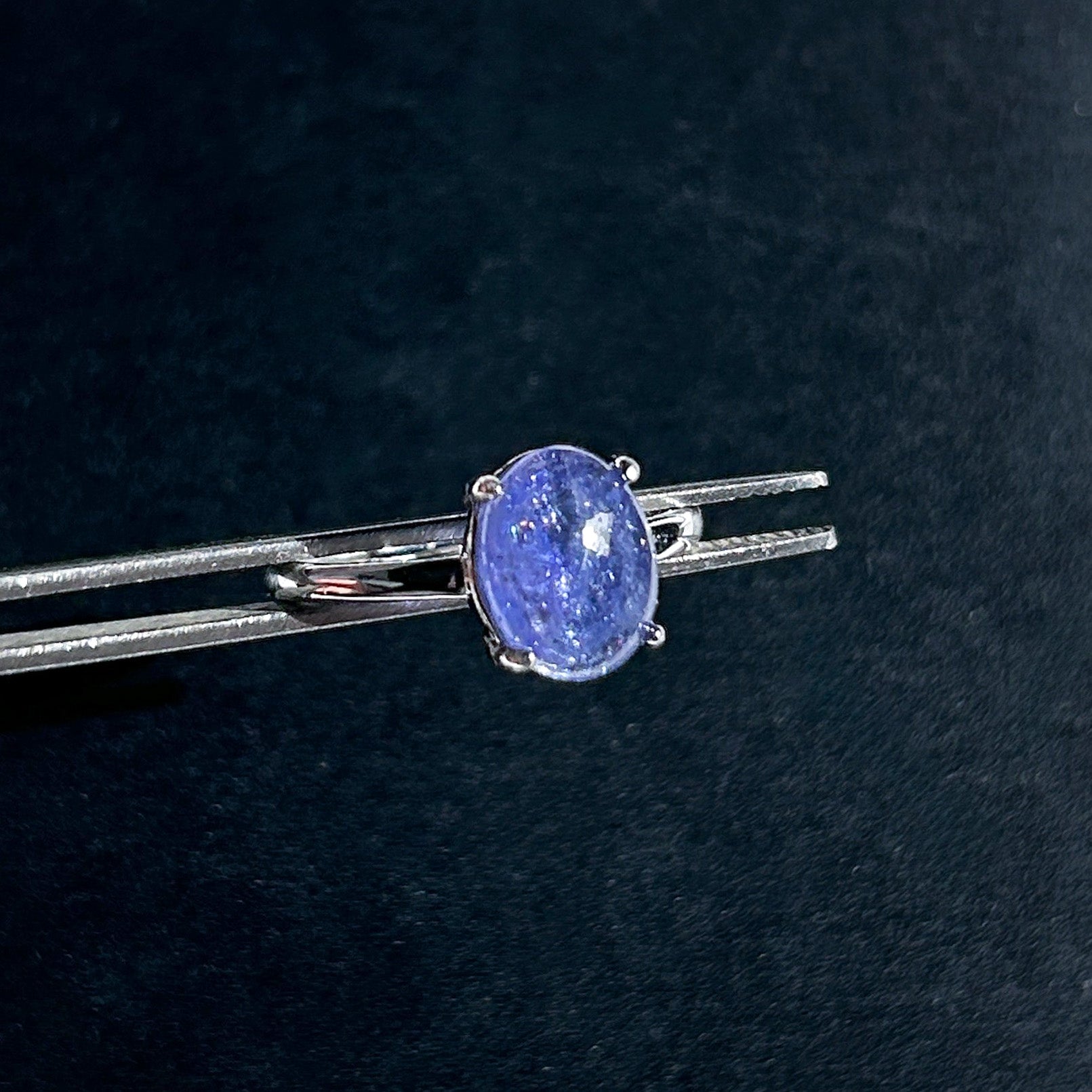 Top Quality Tanzanite 925 Sterling Silver Adjustable Ring - Crystal Moment